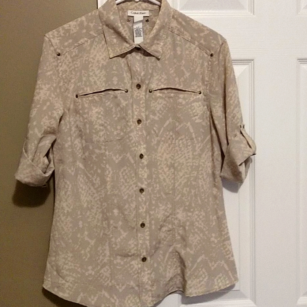 Calvin Klein button-up top